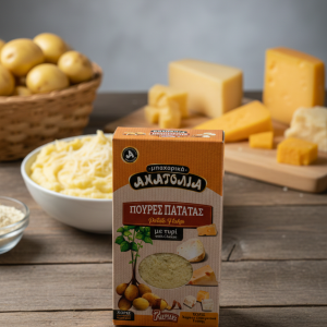 Mashed potatoes with cheese 170g box